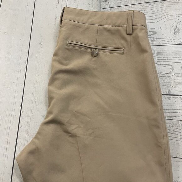 FootJoy Men's W34 x L30 Tan Straight Leg Flat Front Casual Golf Pants - Picture 1 of 9